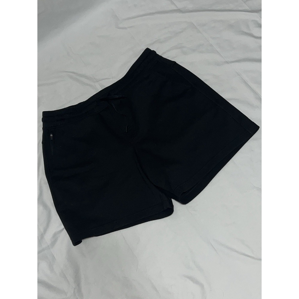 90 Degree By Reflex Black Comfy Soft Sweat Gym Shorts Men's Size L Read